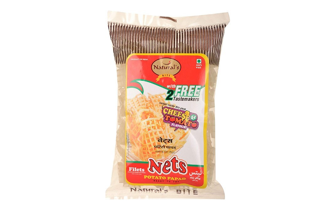 Natural's Bite Nets Potato Papad    Pack  100 grams